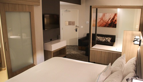 Suite, 1 très grand lit et 1 canapé-lit (Hearing Accessible)