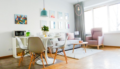 Appartement Deluxe, 1 grand lit et 1 canapé-lit, non-fumeurs, vue ville