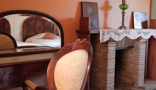 Suite, salle de bains attenante, vue jardin