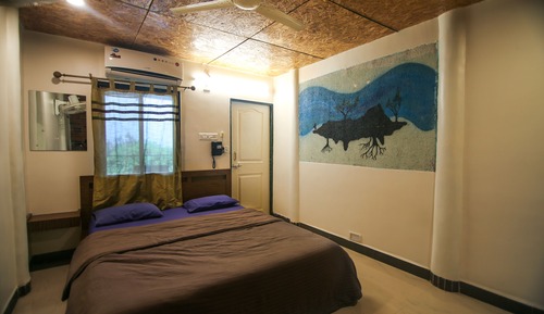 Chambre Tradition, plusieurs lits, vue lac