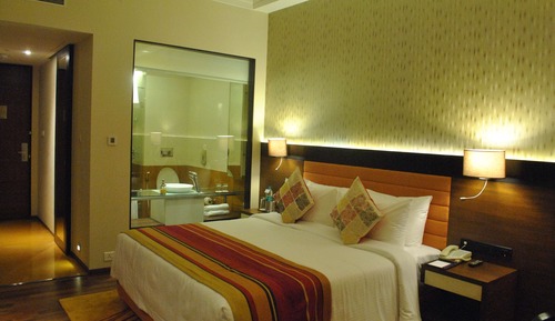 Chambre Deluxe, 1 lit double, vue ville