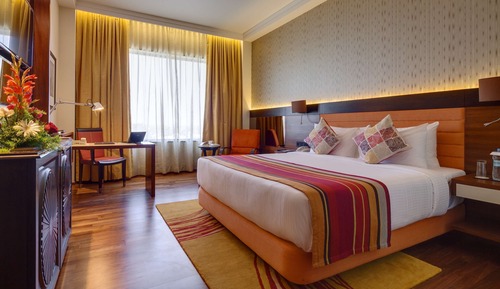 Chambre Deluxe, 2 lits une place, vue piscine
