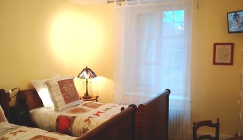 Chambre avec lits jumeaux, 2 lits une place