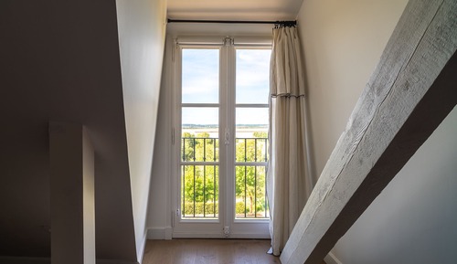 Appartement Deluxe, 1 très grand lit, balcon, vue mer