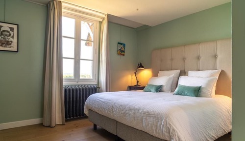 Chambre Double, 1 très grand lit, vue mer
