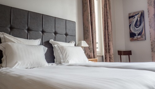Chambre Deluxe, accessible aux personnes à mobilité réduite, vue parc