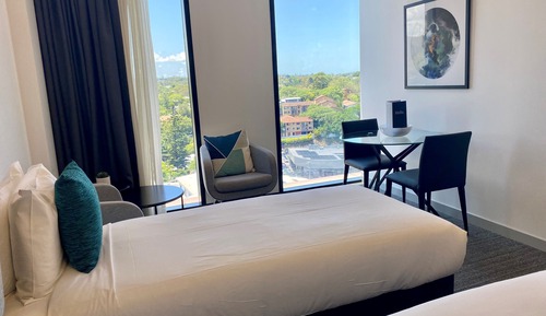 Chambre Deluxe Double ou avec lits jumeaux, vue montagne