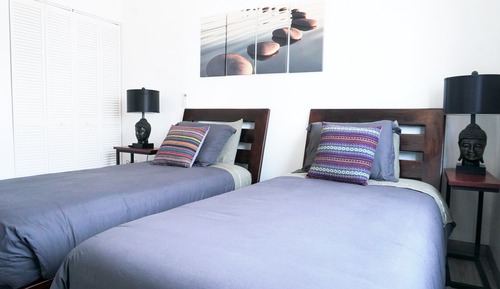 Appart'hôtel Deluxe, 2 chambres, accès piscine, vue océan (Sea Front Residence)