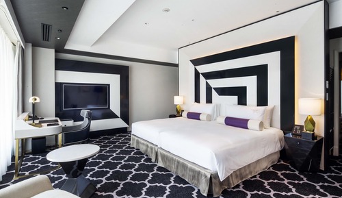 Chambre Majestueuse avec lits jumeaux, non-fumeurs, vue port (The Kahala, 7pm check-in)