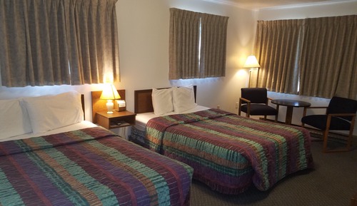 Chambre Standard, 2 lits doubles, vue montagne, rez-de-chaussée