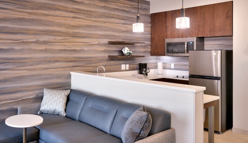 Studio, 1 très grand lit et 1 canapé-lit (Mobility Accessible, Roll-In Shower)