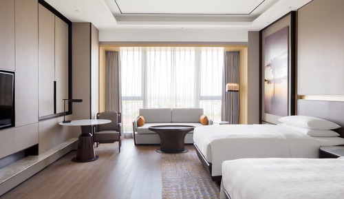 Chambre, 2 lits une place