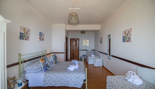 Chambre Quadruple Panoramique, balcon, vue mer