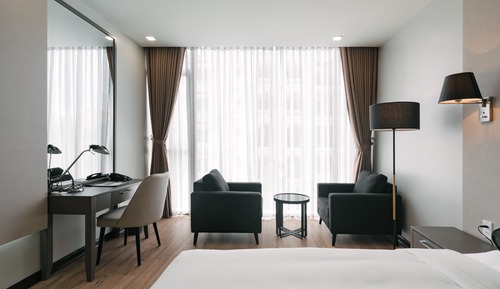 Chambre Supérieure avec lits jumeaux, vue ville