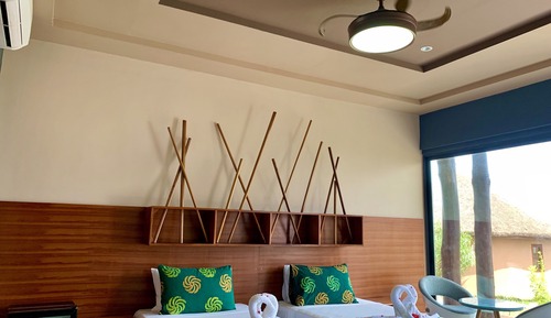 Chambre Design Double ou avec lits jumeaux, vue jardin (Air Conditioned)