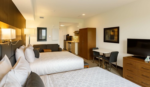Chambre Standard, 2 grands lits, non-fumeurs, coin cuisine (non-Pet friendly)