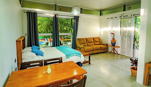 Bungalow Familial, 2 chambres, coin cuisine, vue jardin