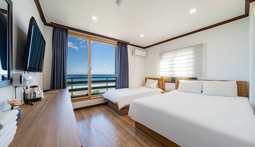 Chambre Standard avec lits jumeaux, vue océan