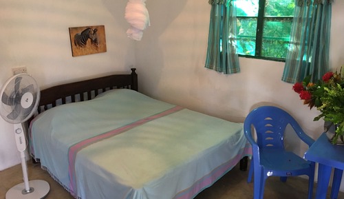 Chambre Double, 1 lit double, vue jardin