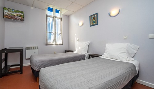 Chambre Supérieure avec lits jumeaux, vue jardin