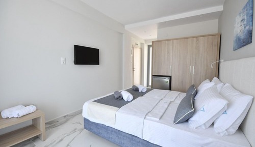 Chambre Deluxe Double ou avec lits jumeaux, balcon, vue mer