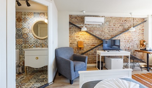 Chambre Triple Panoramique, plusieurs lits, vue mer, vue mer