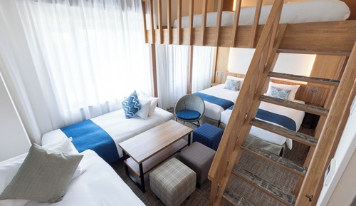 Chambre Familiale, non-fumeurs (Residential, Bunk bed for 6pax)