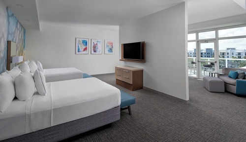 Suite, 2 grands lits, balcon