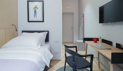 Chambre Simple Ville, vue ville