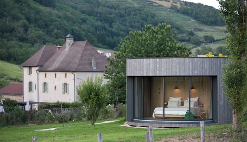Cabane Luxe, vue colline