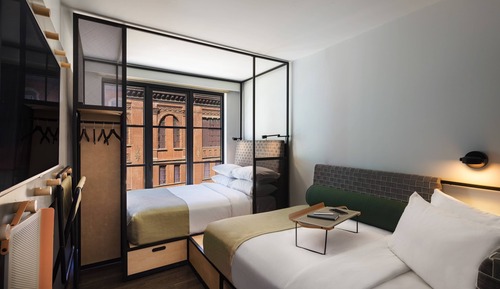 Chambre, 2 lits doubles, non-fumeurs