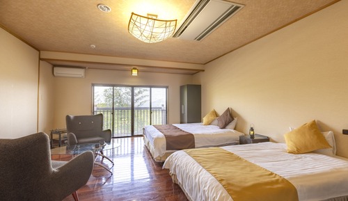 Chambre Affaires avec lits jumeaux, non-fumeurs, salle de bains commune