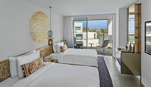 Fabulous Room, Chambre, 2 lits une place, non-fumeurs, vue mer