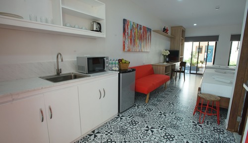 Chambre Deluxe avec lits jumeaux, vue piscine