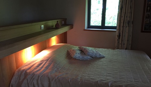 Chambre Double Luxe, salle de bains attenante, vue jardin (Chambre Pigeonnier)