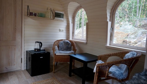 Tree House, vue parc