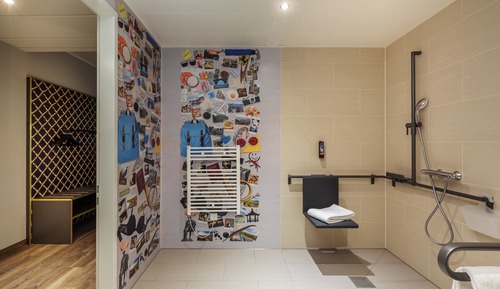Chambre Standard, 1 grand lit, accessible aux personnes à mobilité réduite