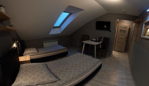 Chambre Double Deluxe, 2 lits une place, sauna, vue jardin