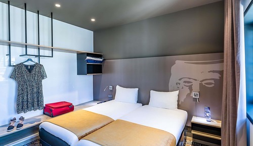 Chambre avec lits jumeaux, 2 lits une place