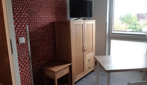 Chambre Simple, salle de bains commune, en mezzanine