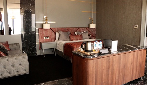Suite Deluxe, 1 grand lit, baignoire à jets