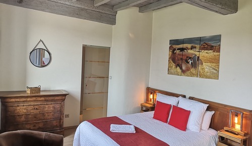 Chambre Double Deluxe, salle de bains privée, vue jardin (LA DOUELLE)