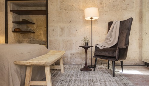 Chambre Deluxe, 1 grand lit, vue cour intérieure