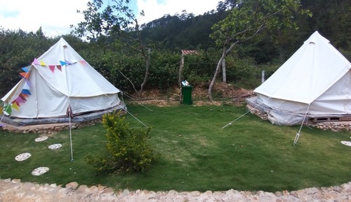 Tente, vue montagne (Mongolian, Mattress Only)