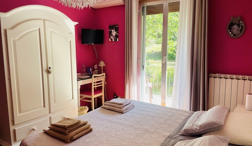 Chambre Confort Double ou avec lits jumeaux, 1 chambre, vue jardin, côté jardin