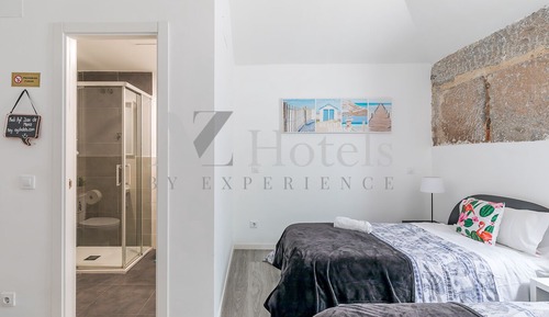 Chambre Double Supérieure, 2 lits une place, salle de bains privée