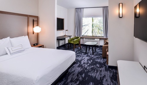 Suite, 1 très grand lit et 1 canapé-lit (Mobility Accessible, Roll-in Shower)