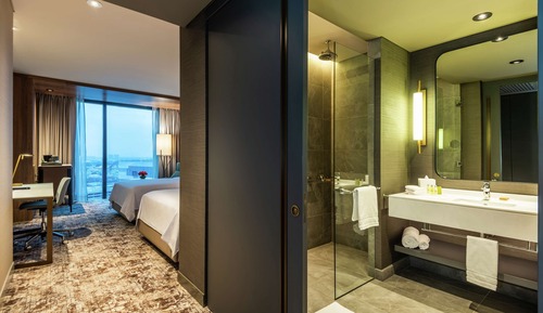 Chambre, 2 grands lits