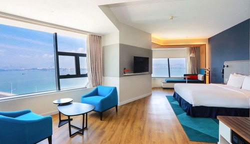 Chambre Standard, 1 très grand lit, vue mer (Extra Floor Space)