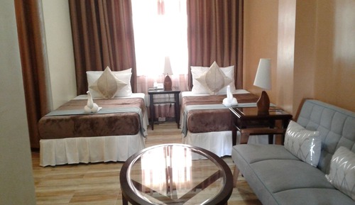 Chambre avec lits jumeaux